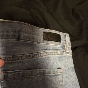 Nicole Miller Women's Light Blue High Rise Jeans